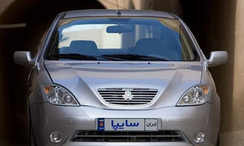 شیشه جلوی تیبا